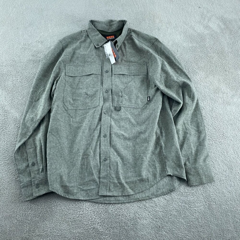 Bass Outdoor Deep Depths  Flannel Shirt S Casual Button-Up NWT 4817